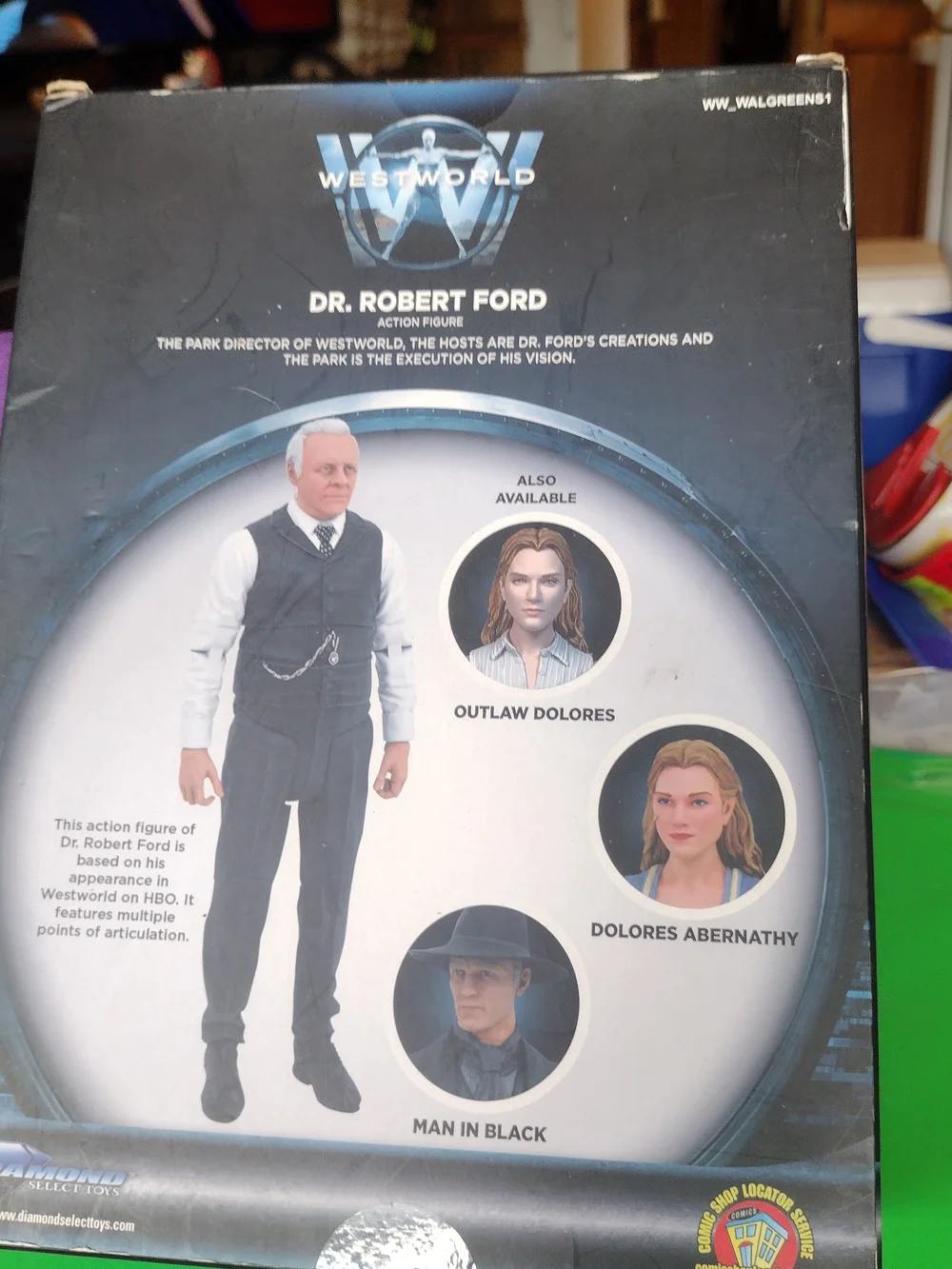 Dr. Robert Ford Action Figure - Black & White